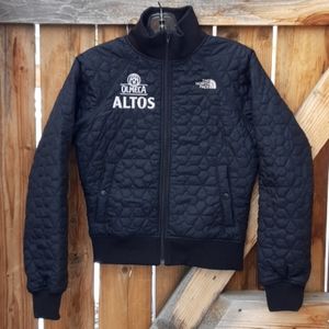 The north face black quilted bomber jacket small W